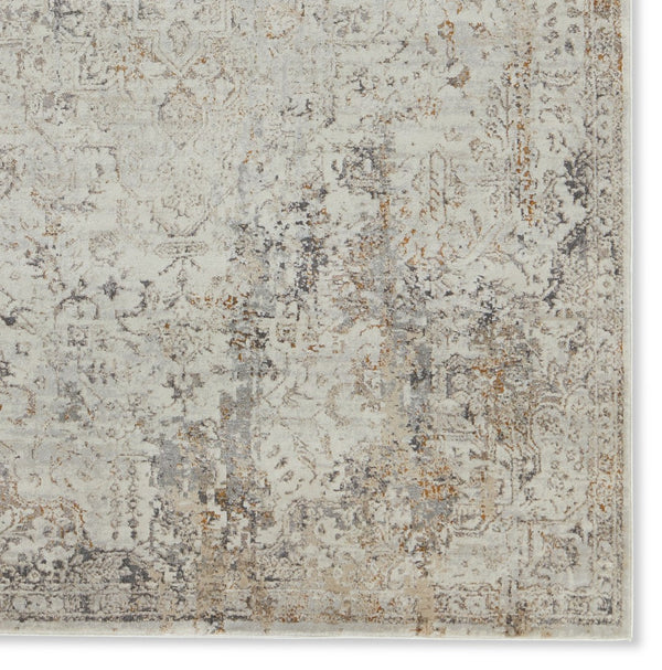Jaipur Living Acadia Belvoir ACD07 Power Loomed 100% Polypropylene Abstract Area Rug Light Gray 100% Polypropylene RUG155526