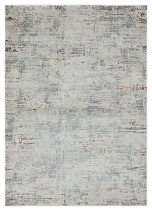 Jaipur Living Acadia Isola ACD09 Power Loomed 100% Polypropylene Abstract Area Rug Gray 100% Polypropylene RUG155528