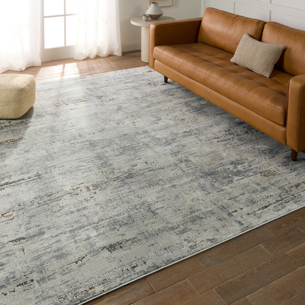 Jaipur Living Acadia Isola ACD09 Power Loomed 100% Polypropylene Abstract Area Rug Gray 100% Polypropylene RUG155528