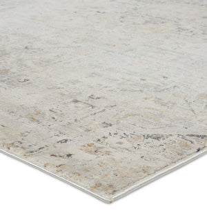 Jaipur Living Acadia Lazuli ACD10 Power Loomed 100% Polypropylene Medallion Area Rug Gray 100% Polypropylene RUG155529