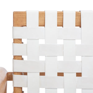 Safavieh Bellona Leather Woven Accent Chair ACH1004B