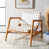 Safavieh Bellona Leather Woven Accent Chair ACH1004B