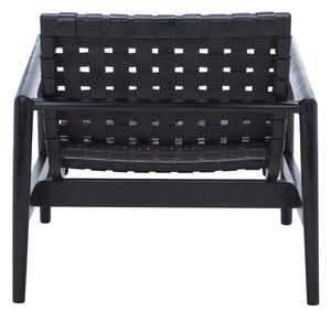 Safavieh Bellona Leather Woven Accent Chair ACH1004C