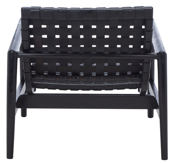 Safavieh Bellona Leather Woven Accent Chair ACH1004C