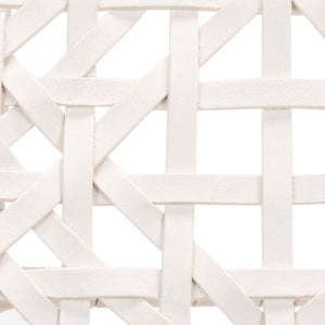 Munro Leather Woven Accent Chair Unfinished Natural (Teak Wood Frame) / White (Leather Seat) Wood ACH1005A