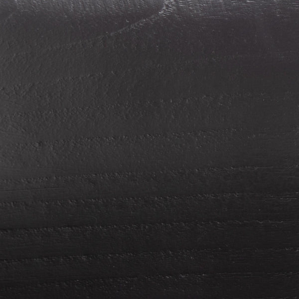 Munro Leather Woven Accent Chair Black (Sungkai Wood Frame) / Black (Leather Seat) Wood ACH1005B