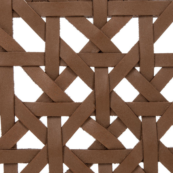 Munro Leather Woven Accent Chair Unfinished Natural (Sungkai Wood Frame) / Leather Seat In This Color Marked In Green: Wood ACH1005E