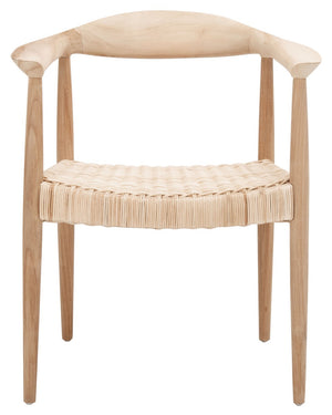  Renga Rope Rattan Accent Chair Unfinished Natural Teak / Natural Rattan Rope Color (As Image) Wood ACH1006A