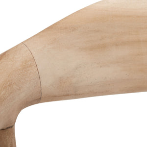 Sijo Rattan Peel Accent Chair Unfinished Natural Teak / Natural Rattan Peel Wood ACH1007A