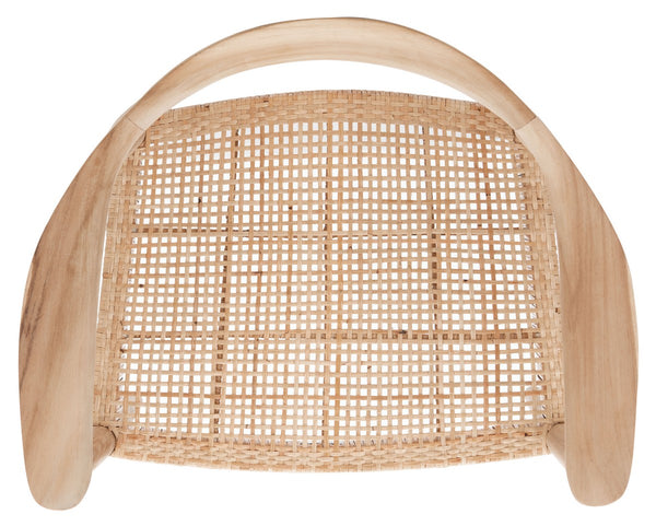 Sijo Rattan Peel Accent Chair Unfinished Natural Teak / Natural Rattan Peel Wood ACH1007A