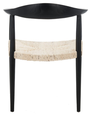 Volta Foc Twist Accent Chair Black Sungkai / Natural Foc Twist Wood ACH1009A