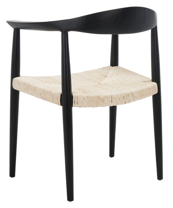 Volta Foc Twist Accent Chair Black Sungkai / Natural Foc Twist Wood ACH1009A