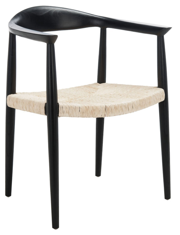 Volta Foc Twist Accent Chair Black Sungkai / Natural Foc Twist Wood ACH1009A