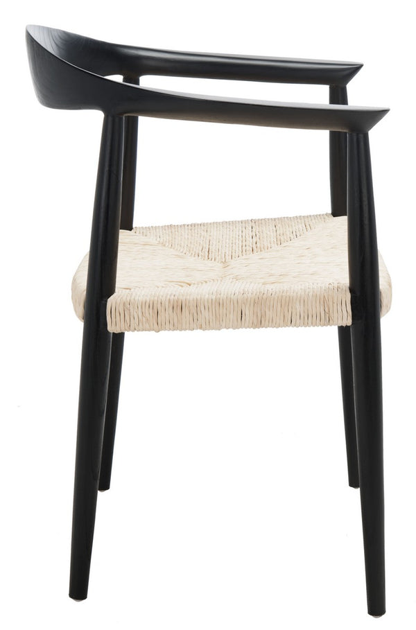 Volta Foc Twist Accent Chair Black Sungkai / Natural Foc Twist Wood ACH1009A