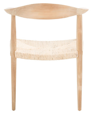 Volta Foc Twist Accent Chair Unfinished Natural Teak / Natural Foc Twist Wood ACH1009B