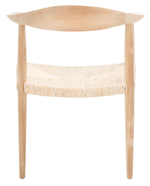 Volta Foc Twist Accent Chair Unfinished Natural Teak / Natural Foc Twist Wood ACH1009B