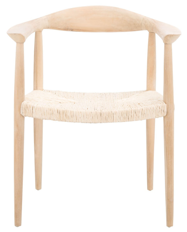 Volta Foc Twist Accent Chair Unfinished Natural Teak / Natural Foc Twist Wood ACH1009B