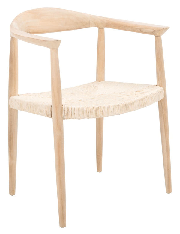 Volta Foc Twist Accent Chair Unfinished Natural Teak / Natural Foc Twist Wood ACH1009B