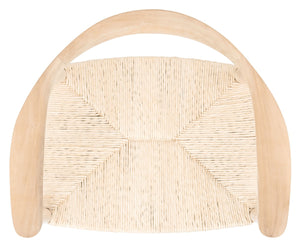 Volta Foc Twist Accent Chair Unfinished Natural Teak / Natural Foc Twist Wood ACH1009B