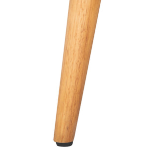 Astrid Mid Century Arm Chair - Chic Velvet Upholstered Design with Solid Oak Legs for Modern Living Rooms