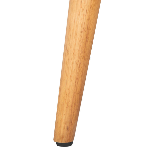 Astrid Mid Century Arm Chair - Chic Velvet Upholstered Design with Solid Oak Legs for Modern Living Rooms