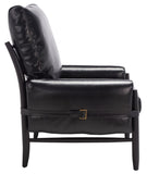 Oslo Mid Century Arm Chair - Black