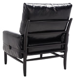 Oslo Mid Century Arm Chair - Black