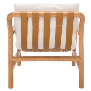 Claxon Accent Chair - Stylish Comfort with Ashwood Frame and Stain-Resistant Linen for Your Home