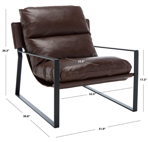 Safavieh Hamlet Swivel Accent Chair Caramel ACH4519A