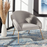 Mandi Velvet Accent Chair