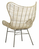 Malia Rattan Wingback Armchair