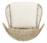 Malia Rattan Wingback Armchair