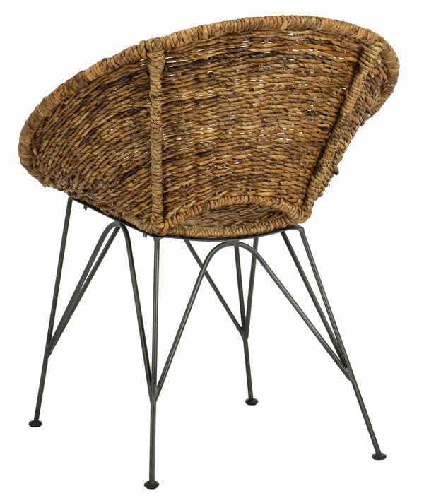 Sierra Rattan Accent Chair - Chic Modern Design with Luxurious Comfort for Stylish Living Spaces