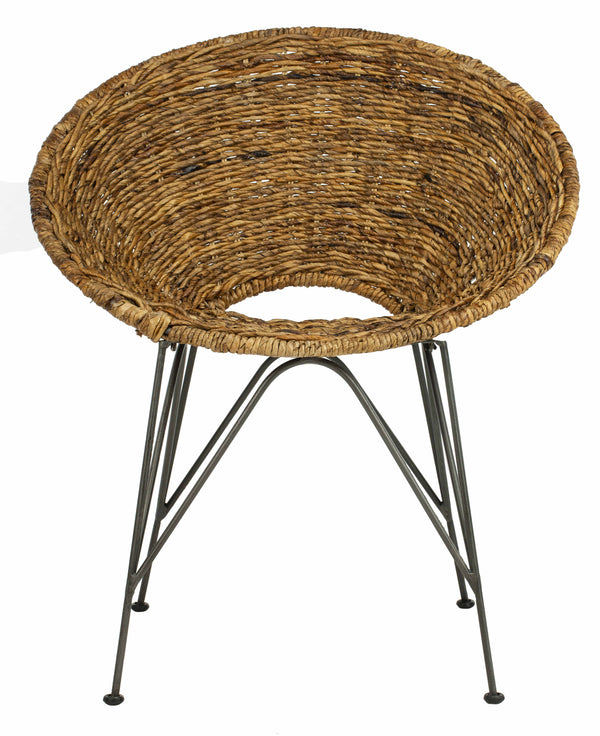 Sierra Rattan Accent Chair - Chic Modern Design with Luxurious Comfort for Stylish Living Spaces