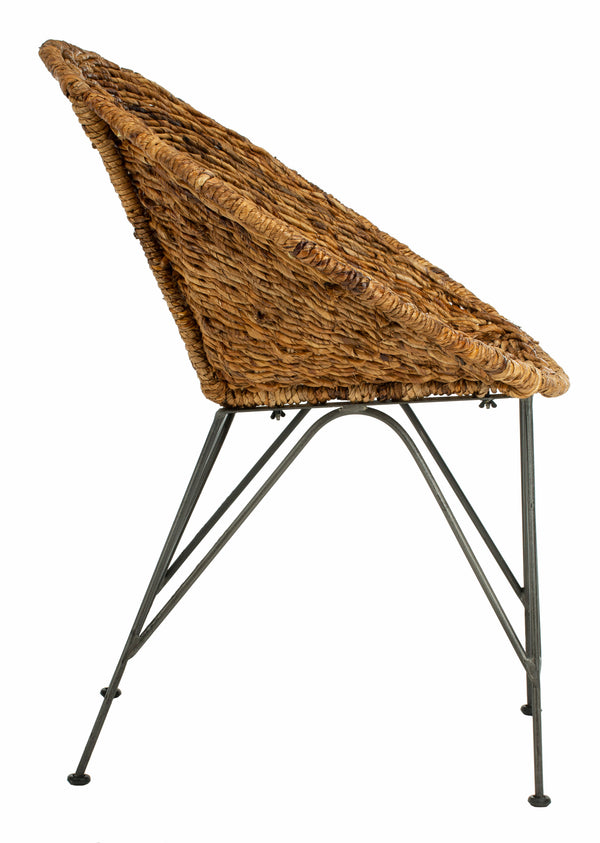 Sierra Rattan Accent Chair - Chic Modern Design with Luxurious Comfort for Stylish Living Spaces