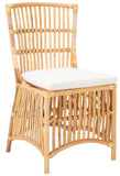 Safavieh Erika Rattan Accent Chair with Cushion - Set of 2 ACH6511B-SET2