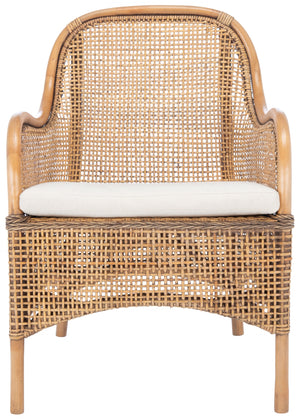 Safavieh Charlie Rattan Accent Chair with Cushion ACH6514A