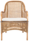 Charlie Rattan Accent Chair with Cushion
