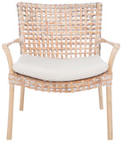 Safavieh Collette Rattan Accent Chair with Cushion ACH6515B