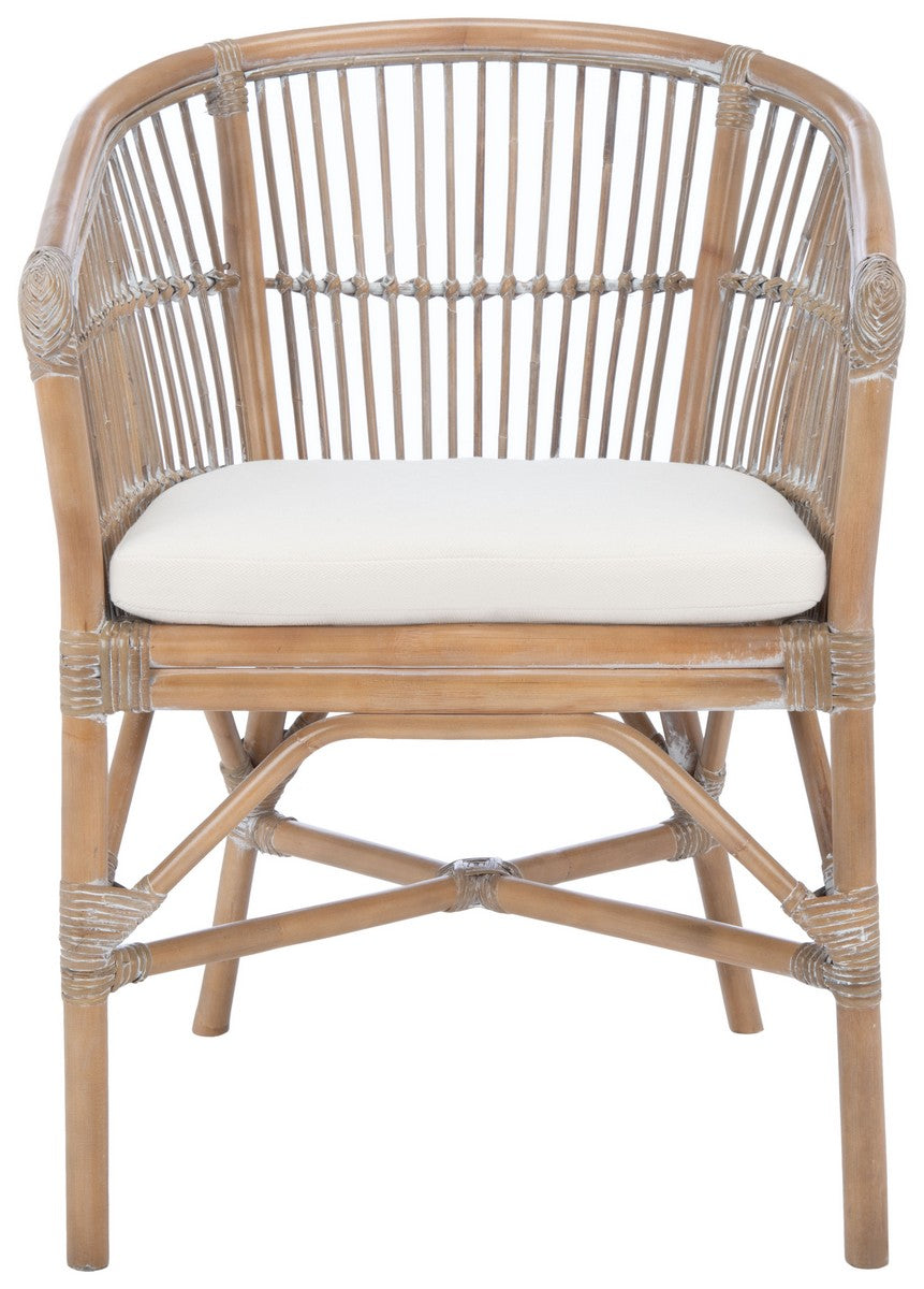 Safavieh Olivia Rattan Accent Chair with Cushion ACH6516B