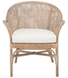 Dustin Rattan Accent Chair with Cushion
