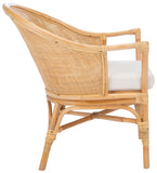 Safavieh Dustin Rattan Accent Chair with Cushion ACH6517B