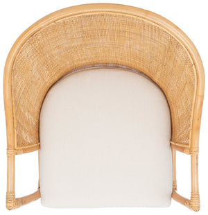 Safavieh Dustin Rattan Accent Chair with Cushion ACH6517B