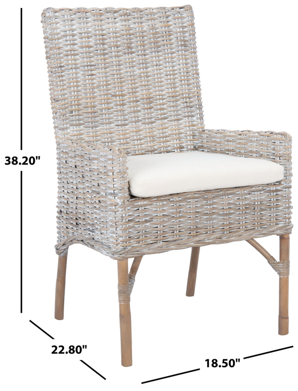 Safavieh Nancy Rattan Accent Chair with Cushion ACH6518A