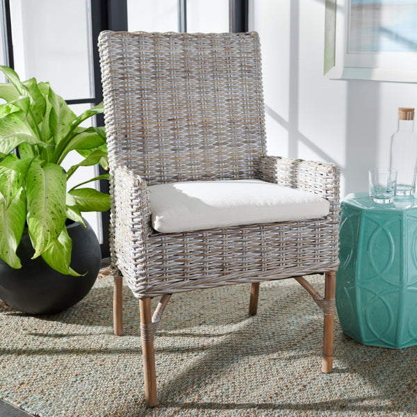 Safavieh Nancy Rattan Accent Chair with Cushion ACH6518A
