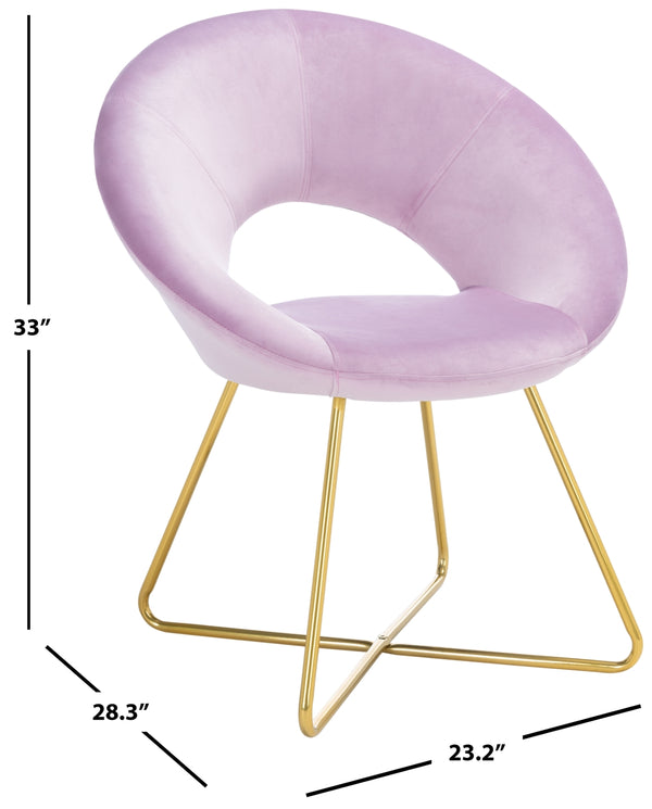Safavieh Aliena Accent Chair Lilac / Gold ACH7501B