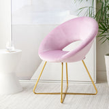 Safavieh Aliena Accent Chair Lilac / Gold ACH7501B