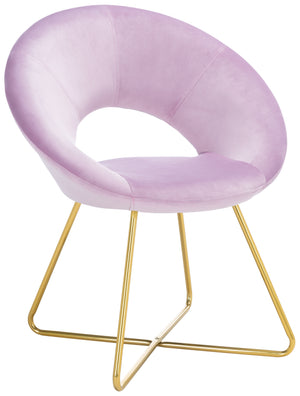 Safavieh Aliena Accent Chair Lilac / Gold ACH7501B