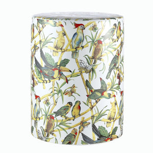 Forla Garden Stool - Vibrant Multi-Colored Tropical Design for Stylish Outdoor Décor and Seating