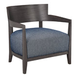 Moe's Home Volta Arm Chair Blue